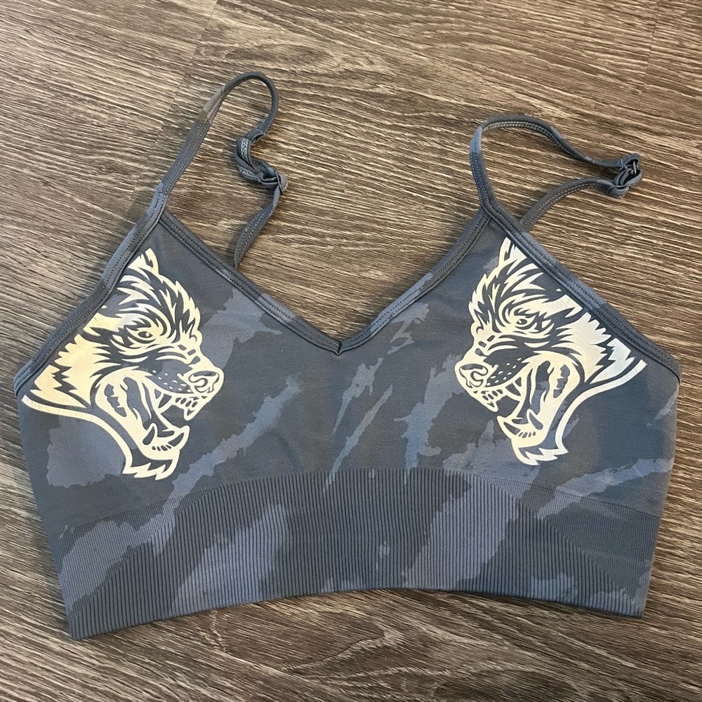 Darc Sport Sports Bra in Ocean Blue Native Camo